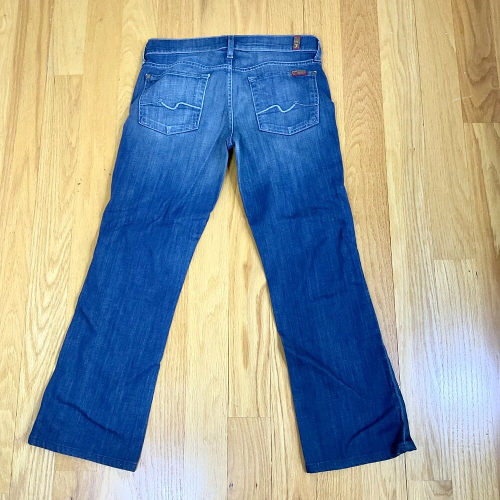 7 For All Mankind Jeans Low Rise Bootcut (28) - Picture 3 of 9